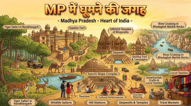 MP Me Ghumne Ki Jagah