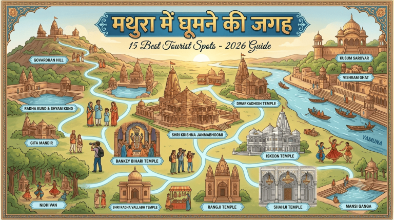 Mathura Me Ghumne Ki Jagah – 15 Best Tourist Spots