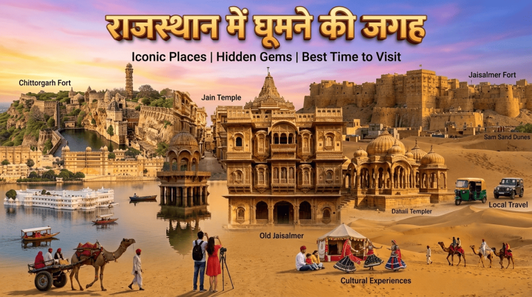 Rajasthan mein ghumne ki jagah