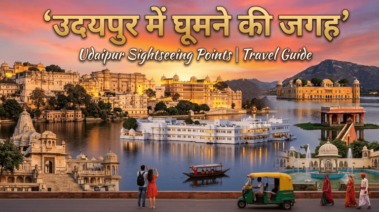 Udaipur me ghumne ki jagah